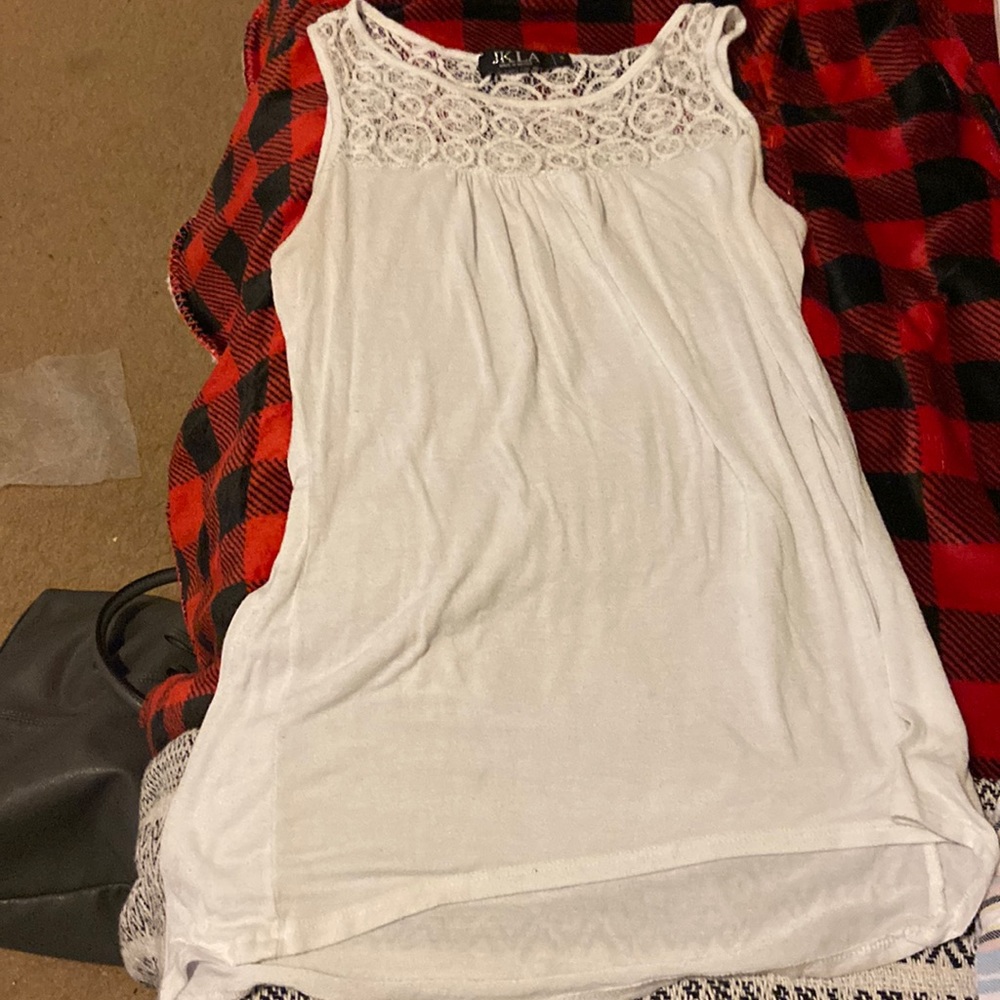 White tank top